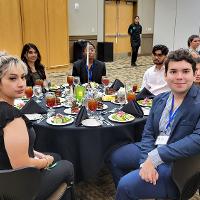 People sitting around a table