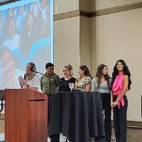 People presenting at the 2023 Conference dinner