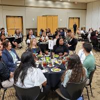 People sitting around a table