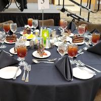 Table set up at the 2023 conference dinner