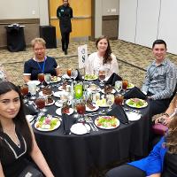 People sitting around a table